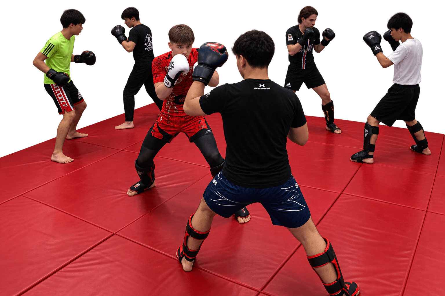 MMA-Training auf der Matte